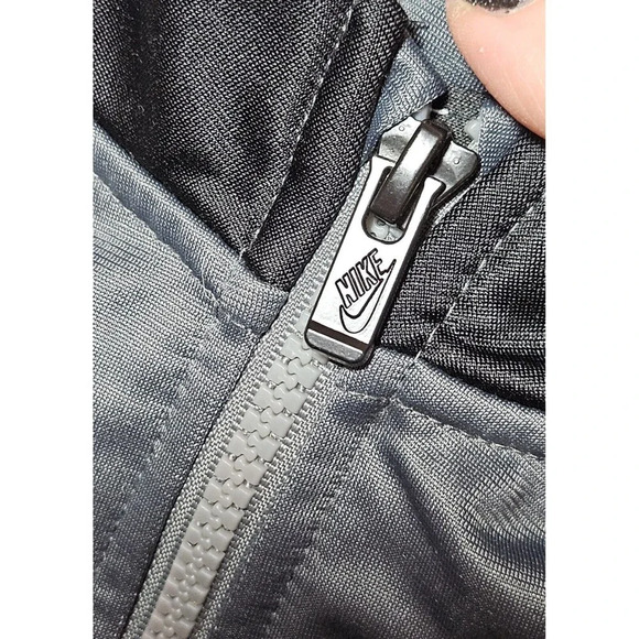 Nike Track Suit Black Gray Neon 12M Full Zip Hoodie and Pants Two Piece Set - Picture 9 of 9